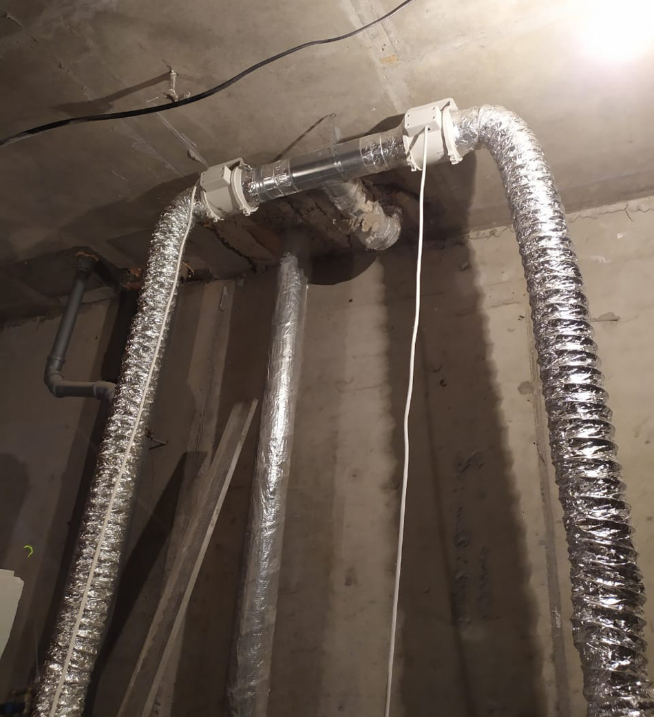 Наши работы :: Установка канального кондиционера Mitsubishi Electric ...